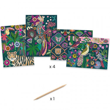 Cartes à gratter "Rococo" DJECO 9709