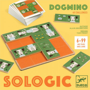 DOGMINO Jeu Sologic de DJECO 8522