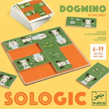 DOGMINO Jeu Sologic de DJECO 8522