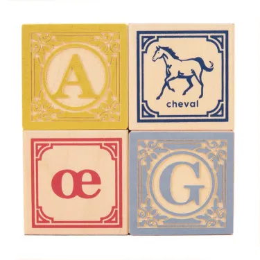 Cubes alphabet Uncle Goose