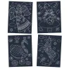 Cartes à gratter phosphorescentes "Monde merveilleux" DJECO 9715