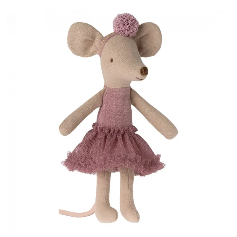Souris ballerine Maileg - mauve