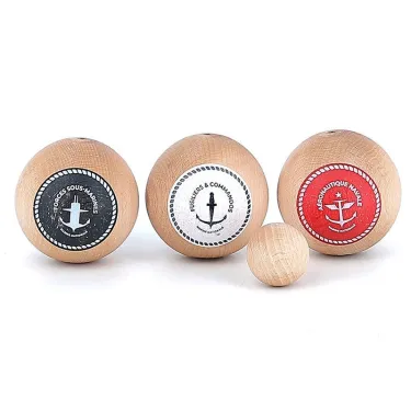 Jeu de pétanque en bois Vilac x Marine Nationale - VILAC 9313