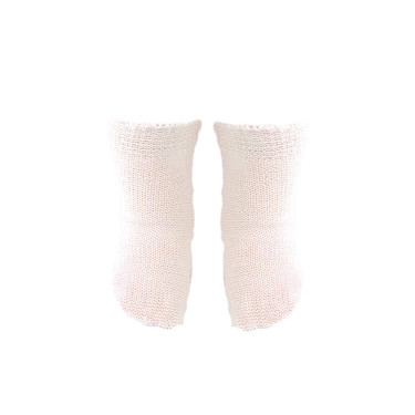 Chaussettes blanches pour poupée Petitcollin de 36 à 48 cm