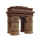 Puzzle sculpture 3D en carton - Arc de triomphe - Cartonic