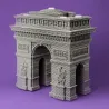 Puzzle sculpture 3D en carton - Arc de triomphe - Cartonic