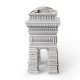 Puzzle sculpture 3D en carton - Arc de triomphe - Cartonic