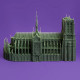 Puzzle sculpture 3D en carton - Notre-Dame de Paris - Cartonic