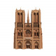 Puzzle sculpture 3D en carton - Notre-Dame de Paris - Cartonic