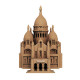 Puzzle sculpture 3D en carton - Basilique du Sacré-Coeur de Paris - Cartonic