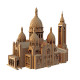 Puzzle sculpture 3D en carton - Basilique du Sacré-Coeur de Paris - Cartonic