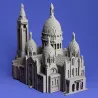 Puzzle sculpture 3D en carton - Basilique du Sacré-Coeur de Paris - Cartonic