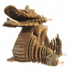 Puzzle sculpture 3D en carton - Dragon - Cartonic