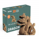 Puzzle sculpture 3D en carton - Dragon - Cartonic