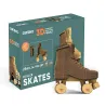 Puzzle sculpture 3D en carton - Roller skate - Cartonic