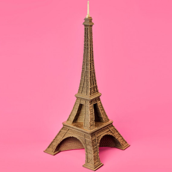 Puzzle sculpture 3D en carton - Tour Eiffel - Cartonic