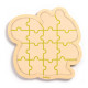 Puzzle en bois 'Puzzlo Nut' 16 pcs DJECO 1824