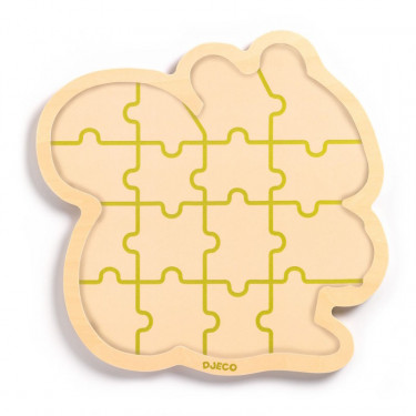 Puzzle en bois 'Puzzlo Nut' 16 pcs DJECO 1824