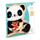 Puzzle en bois 'Puzzlo Panda' 9 pcs DJECO 1821