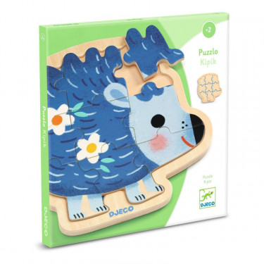 Puzzle en bois 'Puzzlo Kipic' 9 pcs DJECO 1822