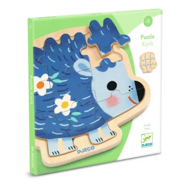 Puzzle en bois 'Puzzlo Kipic' 9 pcs DJECO 1822