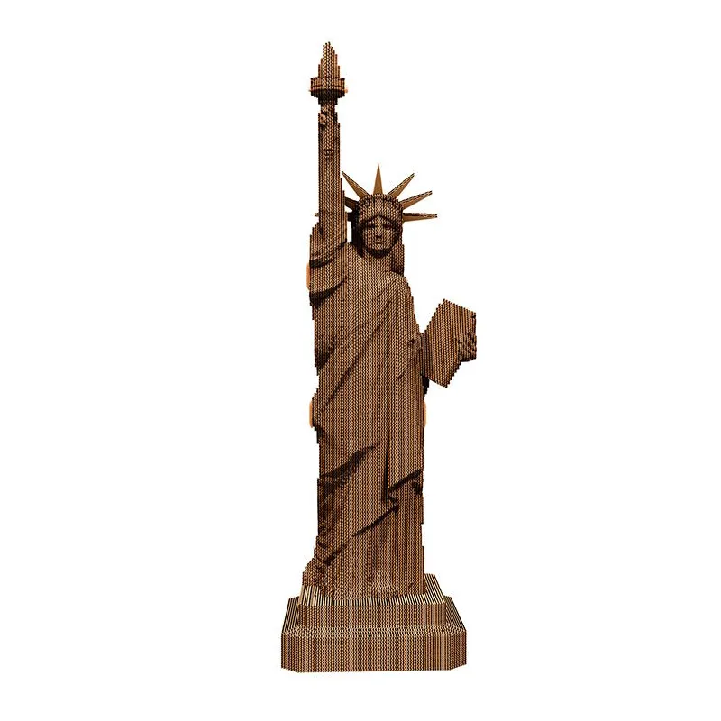 Puzzle sculpture 3D en carton - Statue de la Liberté - Cartonic