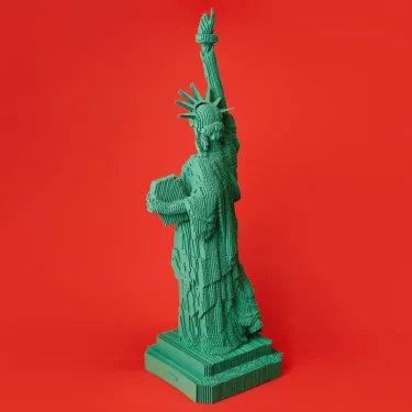 Puzzle sculpture 3D en carton - Statue de la Liberté - Cartonic