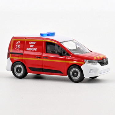 Renault Kangoo Van 2023 Pompiers - Chef de groupe, voiture Norev 1-64