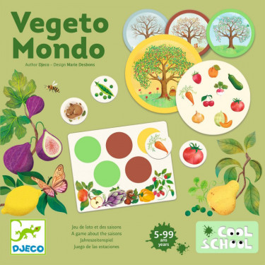 Cool School "Vegeto Mondo" jeu de loto des saisons DJECO 0809
