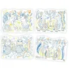 Coloriages à révéler "Familles des sous-bois" DJECO 0064