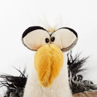 Loud in the cloud, mouette en peluche SIGIKID Kikeriki 42995