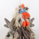 Tour de Poule, coq en peluche SIGIKID Kikeriki 42992