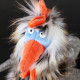 Tour de Poule, coq en peluche SIGIKID Kikeriki 42992