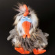 Tour de Poule, coq en peluche SIGIKID Kikeriki 42992