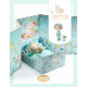 Blue Tinyroom, chambre pour figurine tinyly de Djeco 6964