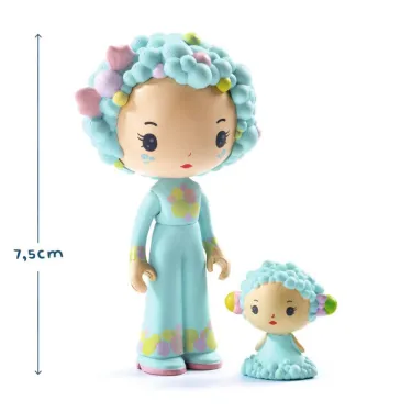 Blue Tinyroom, chambre pour figurine tinyly de Djeco 6964