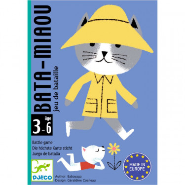 Bata-Miaou, jeu de cartes DJECO 5139