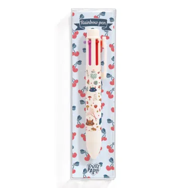 Stylo 6 couleurs DJECO 3764 - Rainbow pen Lucille