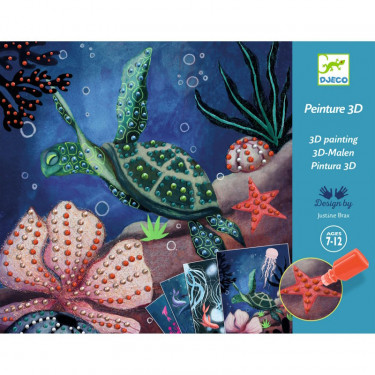 Coffret peinture 3D "Abysses" DJECO 8958