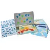 IOTOBO Boîte de voyage 4+ jeu de mosaïque magnétique SEPP jeux