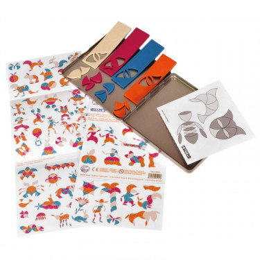 IOTOBO Boîte de voyage 5+ "Ecureuil" jeu de mosaïque magnétique SEPP jeux