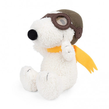 Peluche Snoopy aviateur "L'as volant" - 17cm