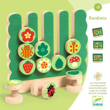 GARDIMIX jeu éducatif en bois DJECO 1616