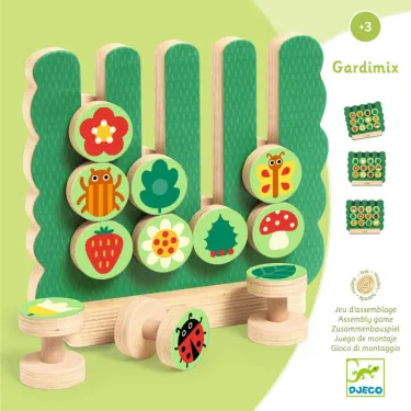 GARDIMIX jeu éducatif en bois DJECO 1616
