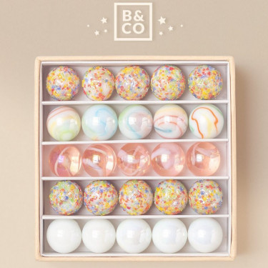 Petit coffret de billes "Licorne" Billes & Co