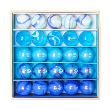 Petit coffret de billes "Requins" Billes & Co