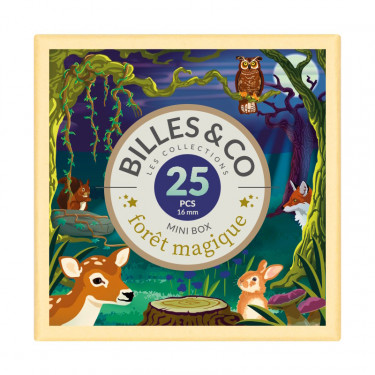 Petit coffret de billes "Forêt magique" Billes & Co