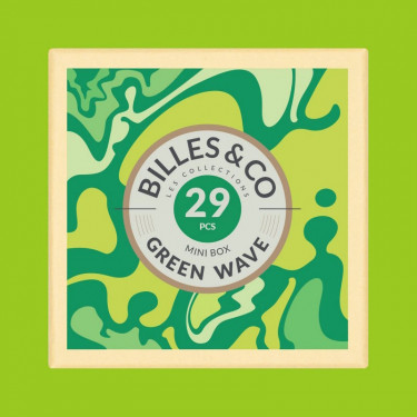 Petit coffret de billes "Green Wave" Billes & Co