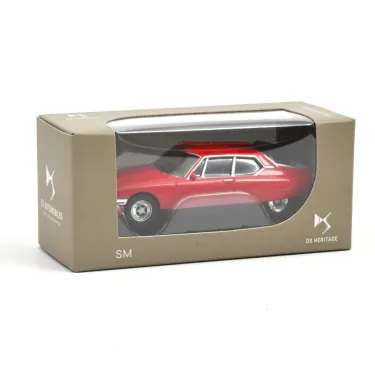 Citroën SM rouge 1970, jouet voiture Norev 1/64