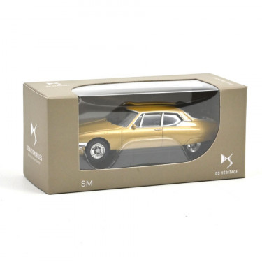 Citroën SM dorée 1970, jouet voiture Norev 1/64
